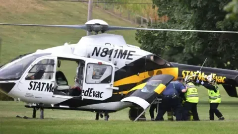 A group of law enforcement personnel injured by gunfire in PA, including three in critical condition
